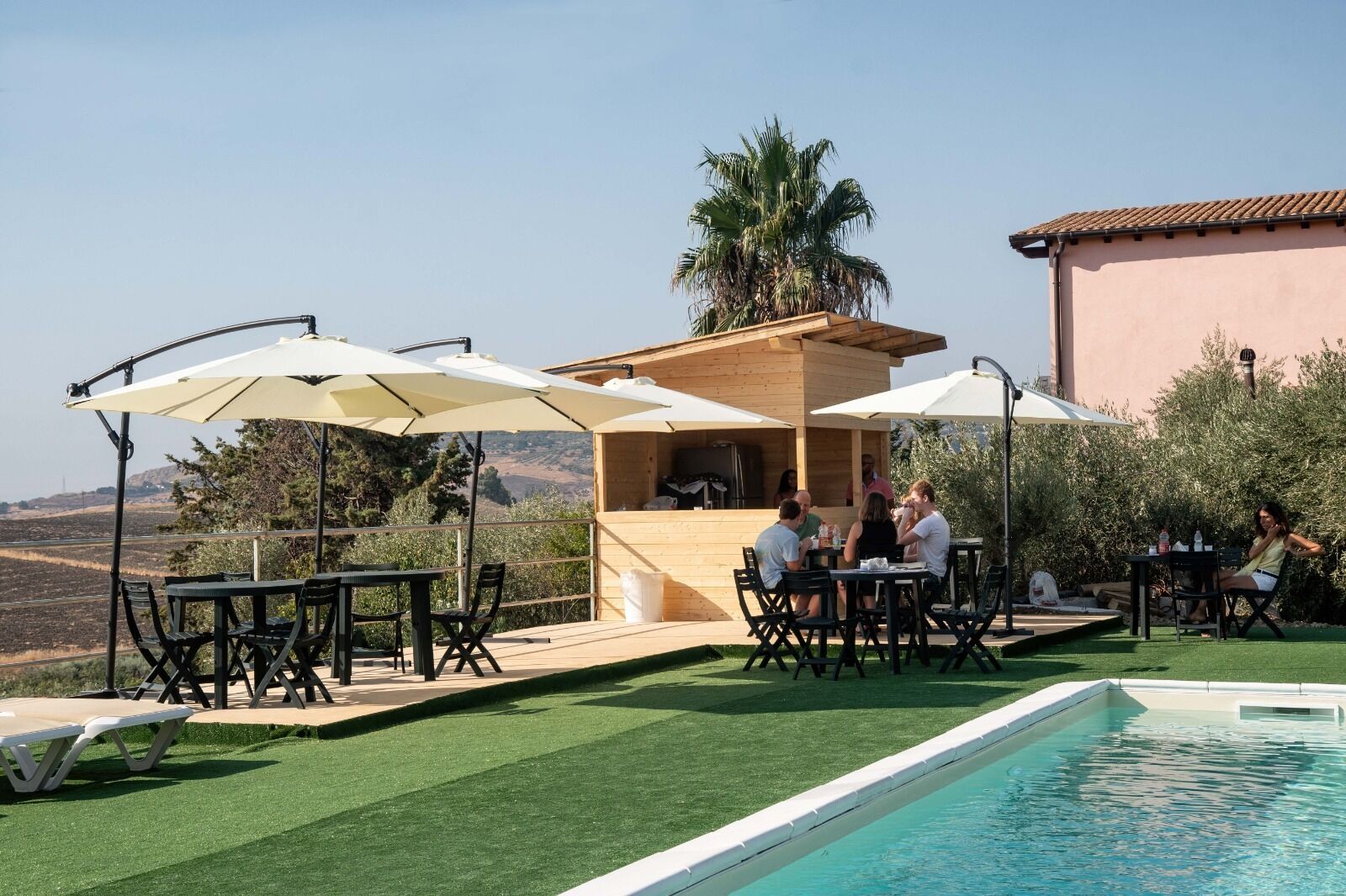 Seasonal outdoor pool