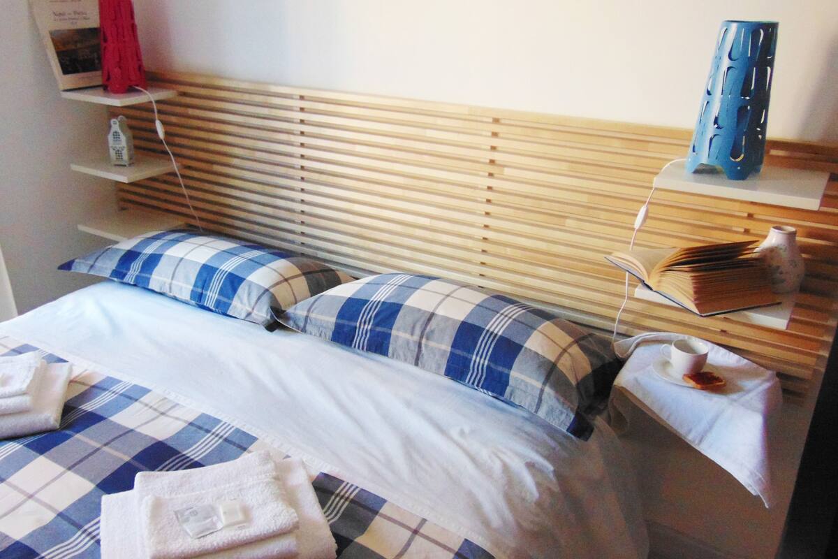 Blackout curtains, iron/ironing board, free WiFi, bed sheets