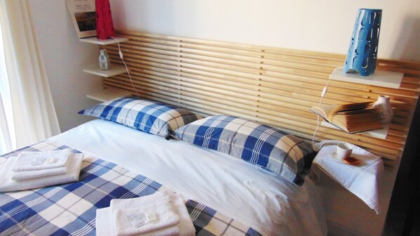 Blackout curtains, iron/ironing board, free WiFi, bed sheets