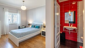 2 bedrooms, iron/ironing board, free WiFi, bed sheets