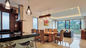 Family Villa, 6 Bedrooms, Private Pool | Living area | LED TV