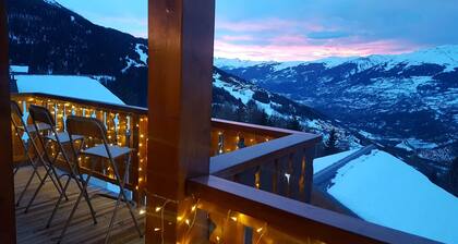 Paradiski - Chalet de lujo, magníficas vistas al balcón, muy cerca del remonte y tiendas
