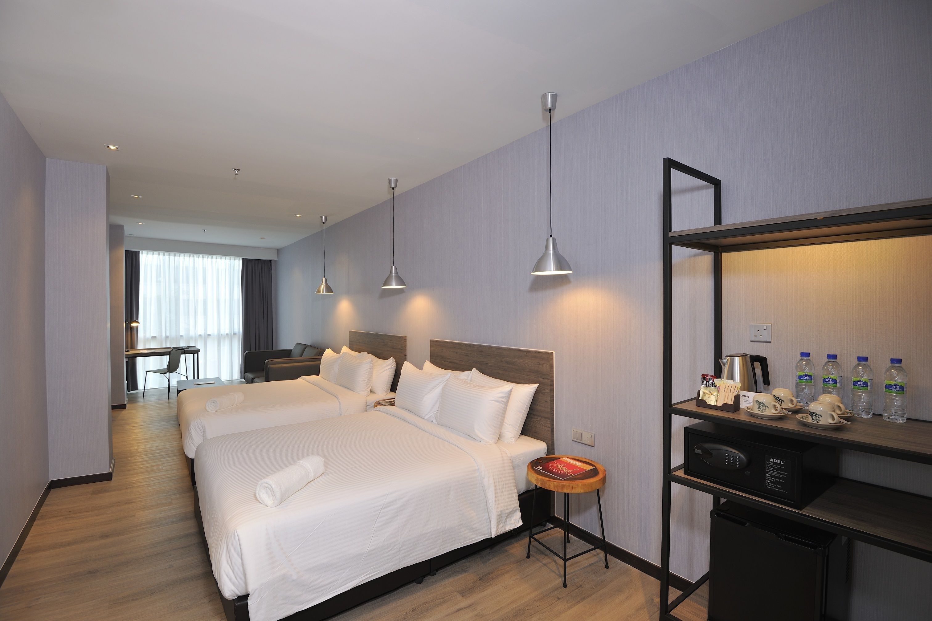 junior quadruple room | in-room safe, desk, iron/ironing board, free wifi