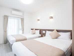 Phòng đôi, không hút thuốc (Annex Park View, 3 Double Room for 6P) | Truy cập Internet không dây miễn phí, bộ trải giường 