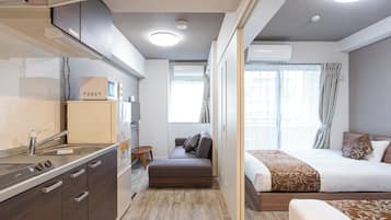 ๋๋ธ๋ฃธ, ๊ธ์ฐ (Main Building, 2 Double Rooms for 5P) | ๋ฌด๋ฃ WiFi, ์นจ๋ ์ํธ