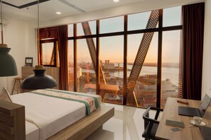 Suite ejecutiva, 1 cama de matrimonio grande | Vistas al lago