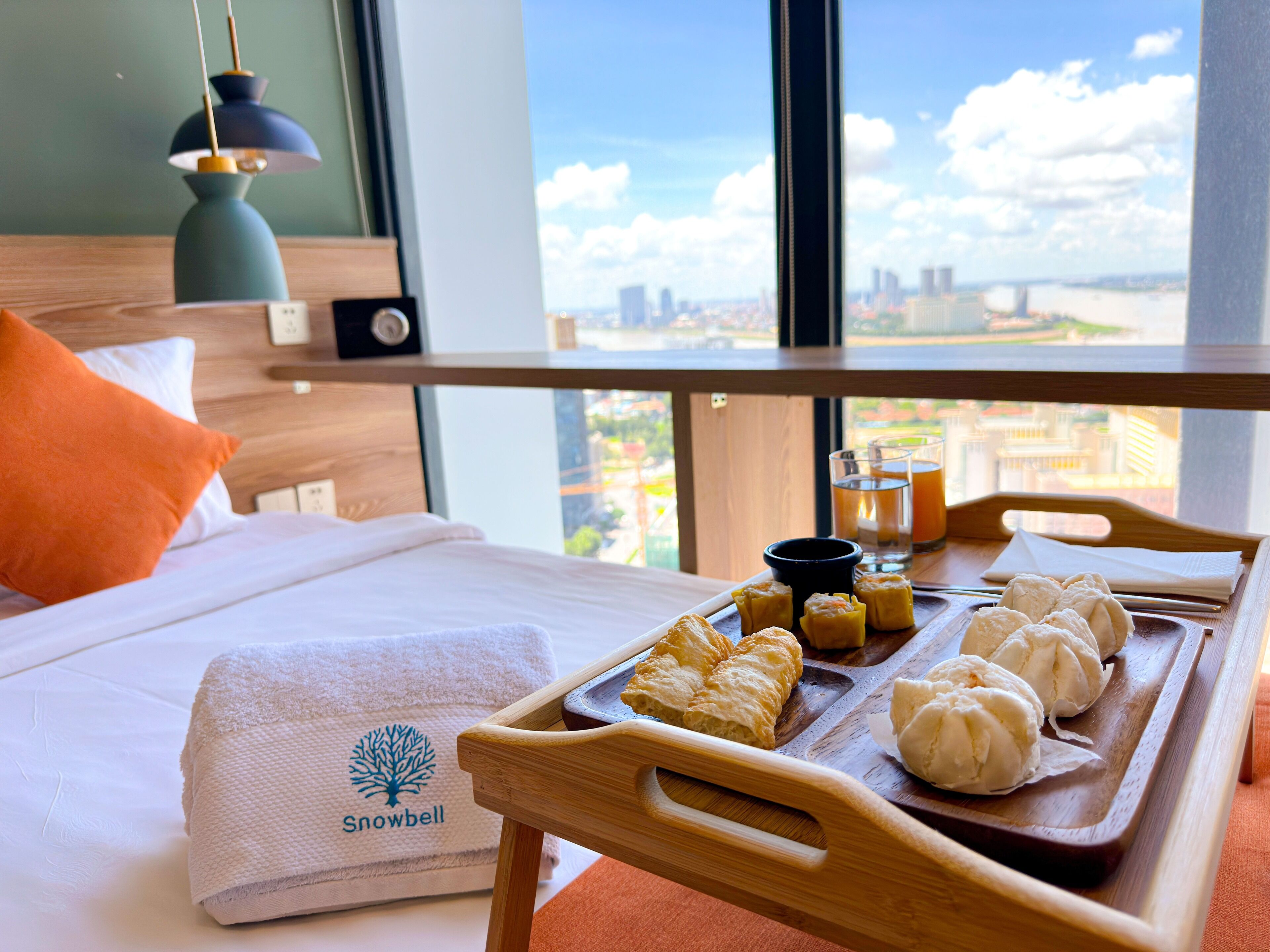 Sarapan dibawa pulang setiap hari (USD 6 per orang)