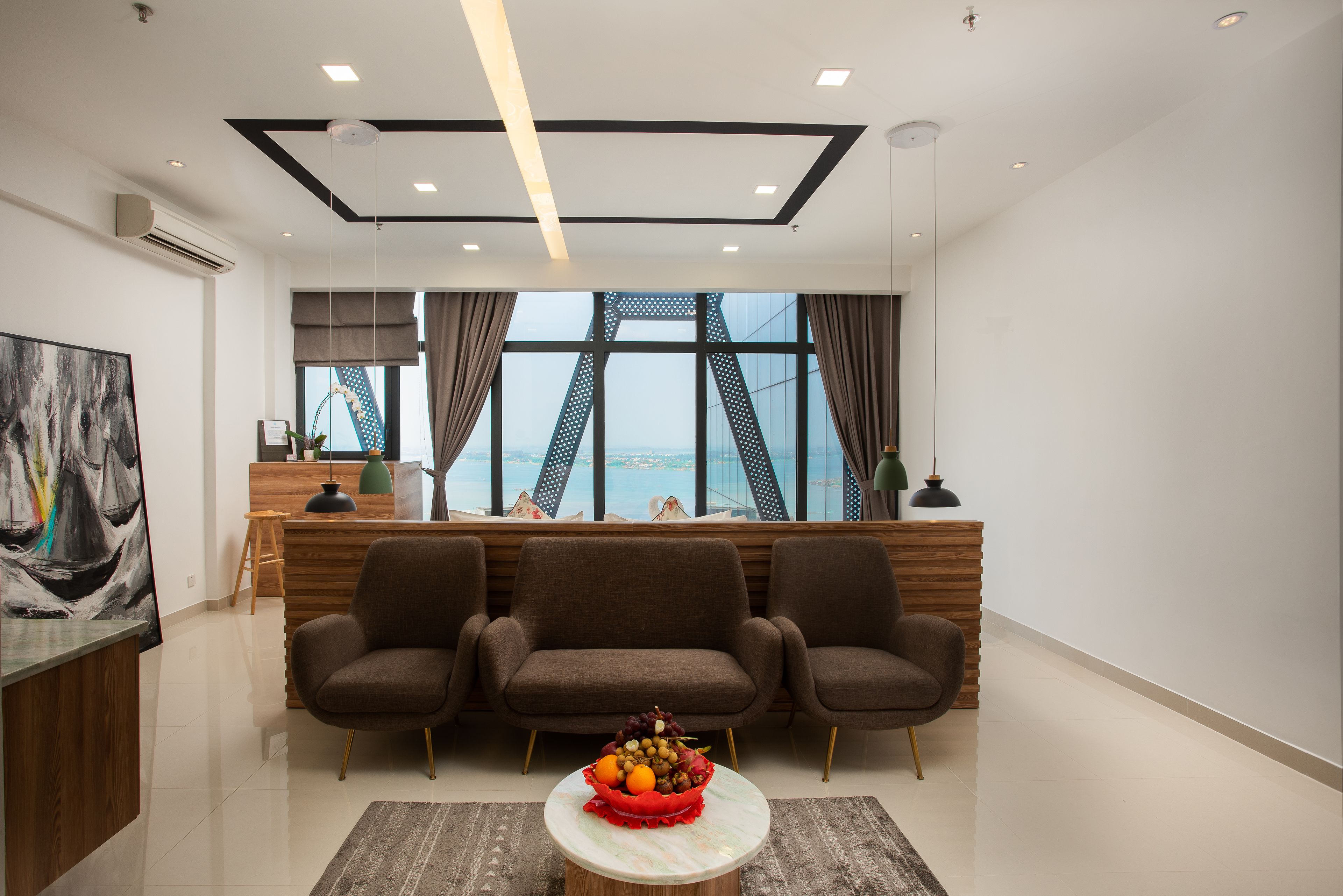 Suite Eksekutif, 1 Tempat Tidur King | Seprai premium, minibar, brankas, dan meja kerja