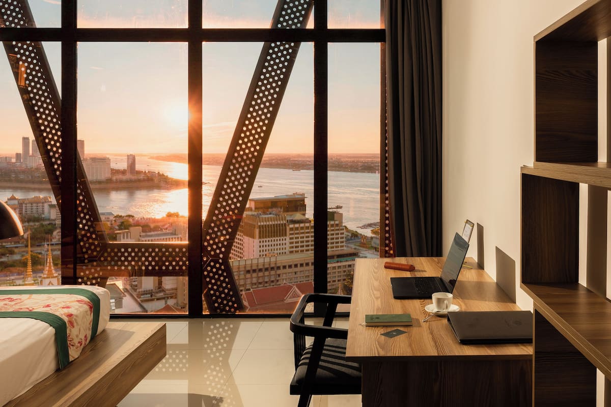 行政套房, 1 張特大雙人床 | 高級寢具、迷你吧、房內夾萬、書桌