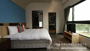 Habitación Deluxe doble, 1 cama de matrimonio, no fumadores | Sábanas de algodón egipcio y ropa de cama de alta calidad