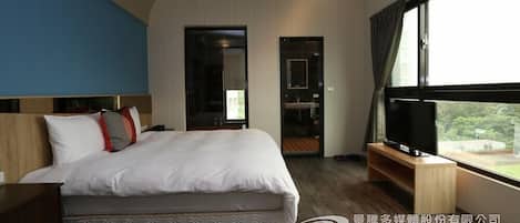Habitación Deluxe doble, 1 cama de matrimonio, no fumadores | Sábanas de algodón egipcio y ropa de cama de alta calidad