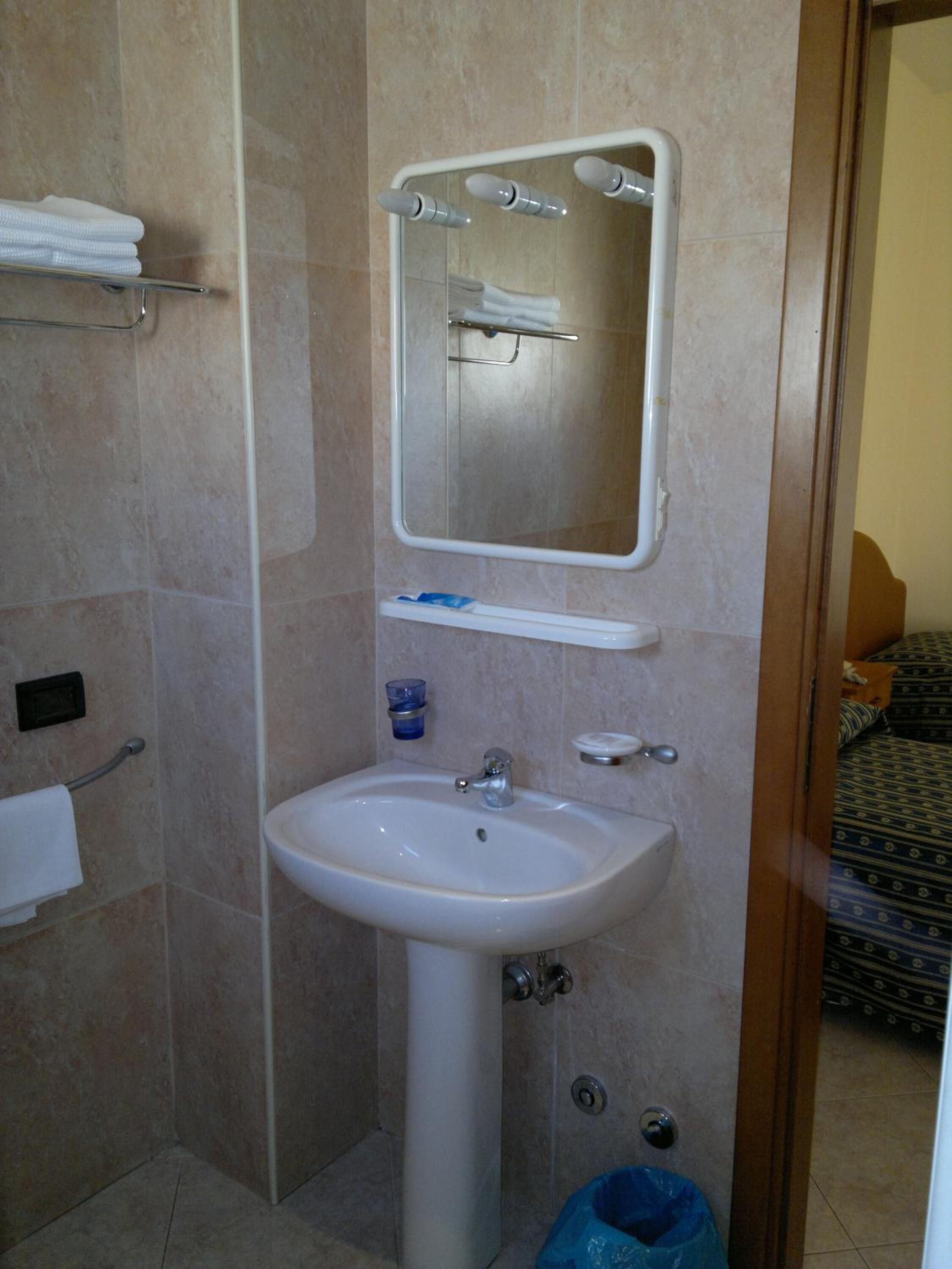shower, free toiletries, hair dryer, bidet