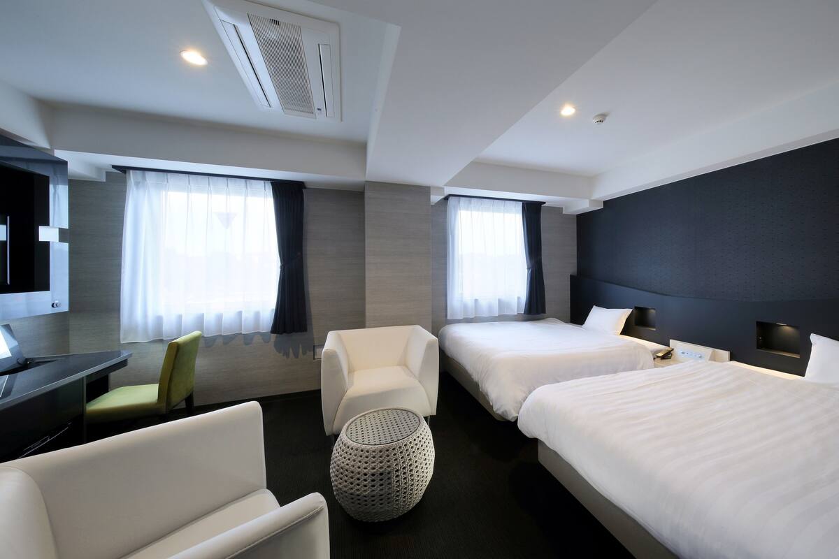 superior twin room | in-room safe, blackout curtains, soundproofing, iron/ironing board