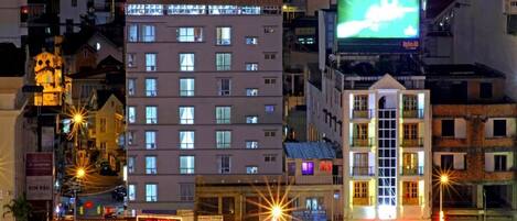 Front of property – evening/night