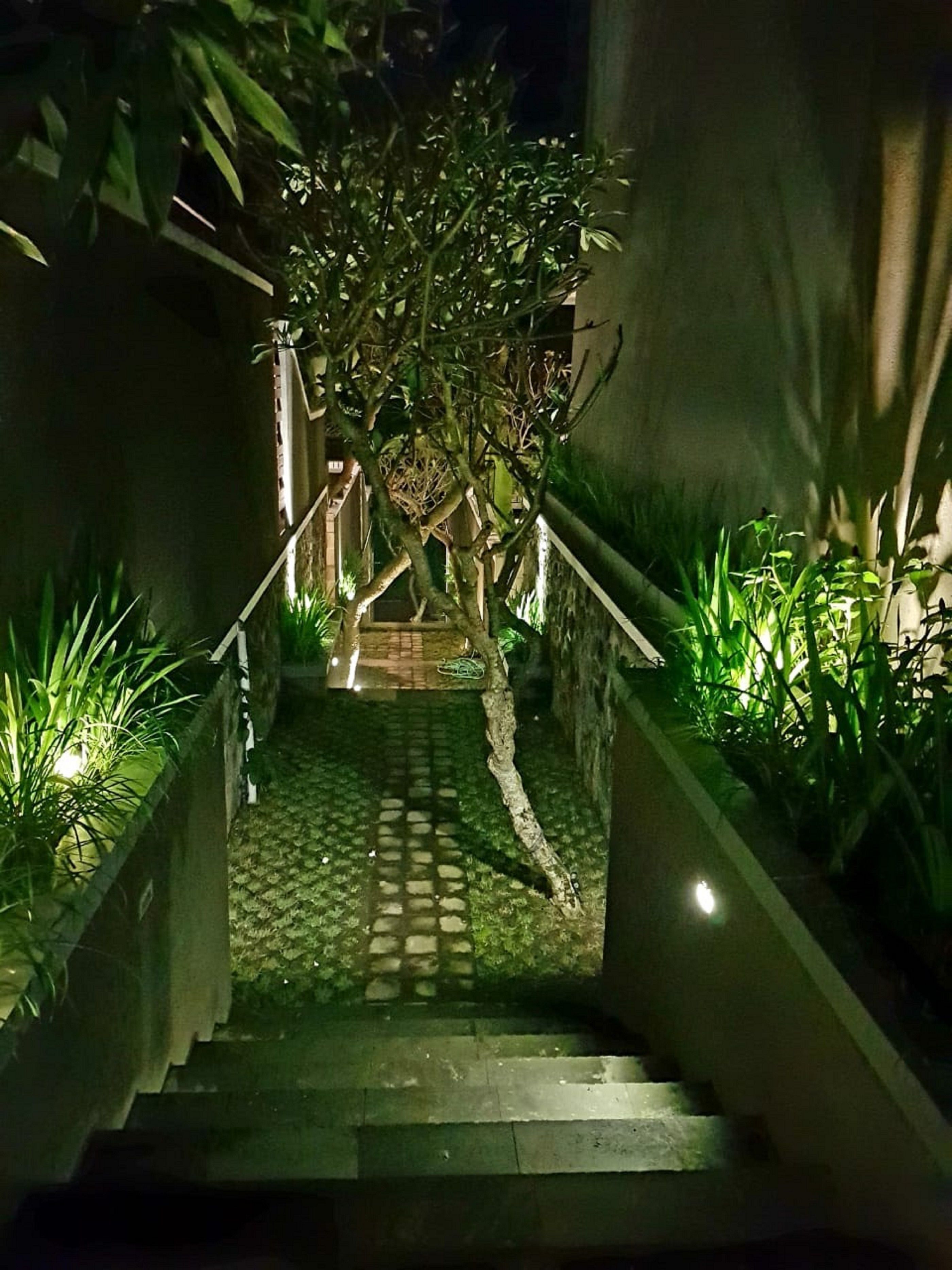 front of property – evening/night