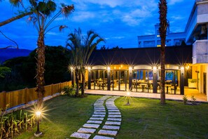 Blick von der Unterkunft