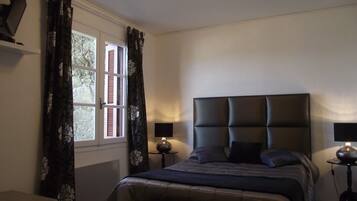 Individually decorated, individually furnished, desk, blackout curtains