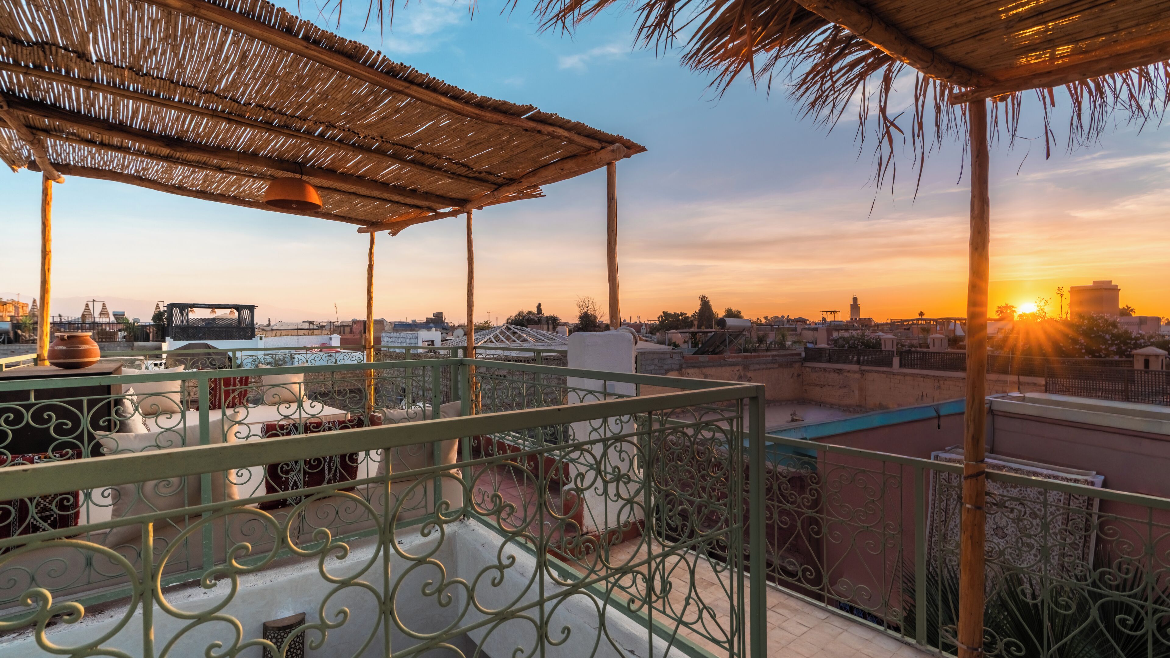 Terrasse sur le toit