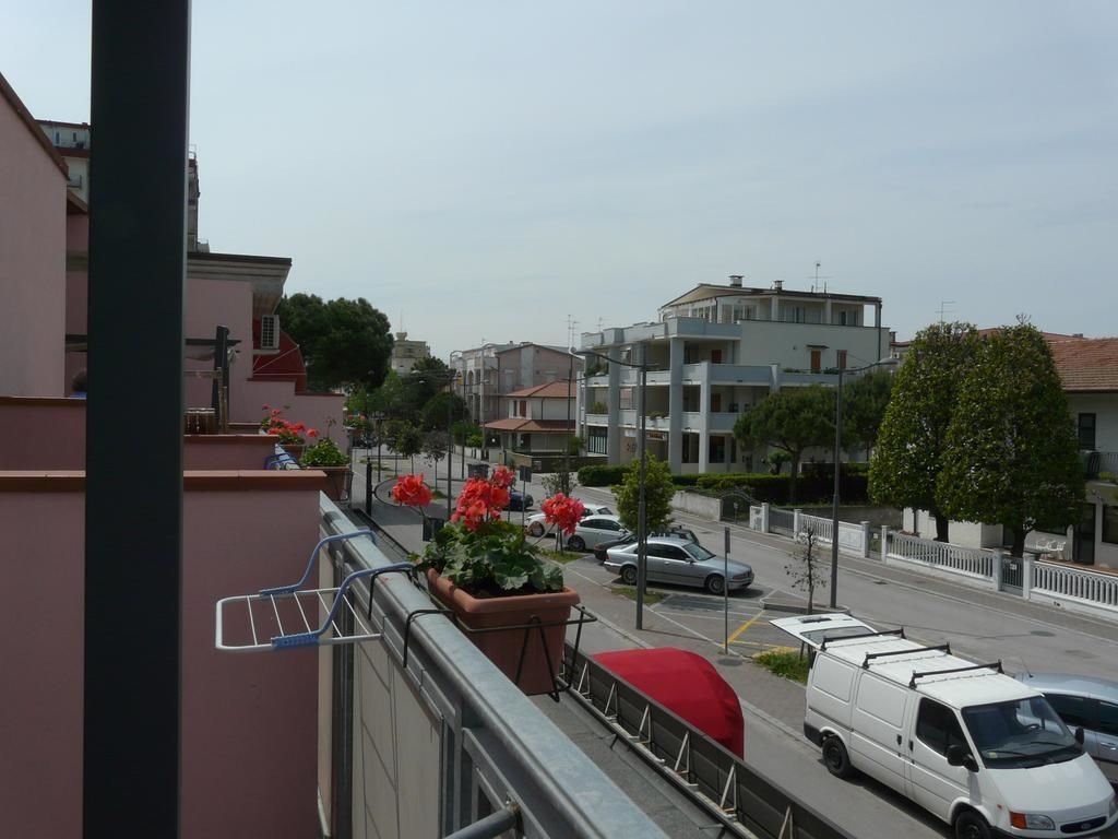 Blick von der Unterkunft