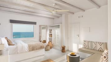 Deluxe King Studio | 1 quarto, roupas de cama premium, cofres nos quartos, escrivaninha