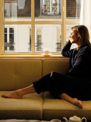 Dobbeltrom – club | Sengetøy av topp kvalitet, minibar og safe på rommet