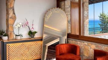 Sitteområde i lobbyen