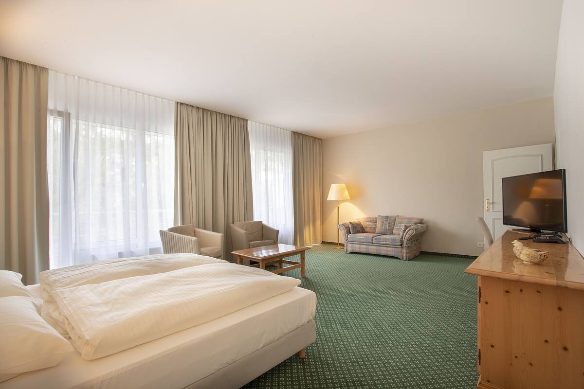 Minibar, desk, iron/ironing board (on request), free WiFi