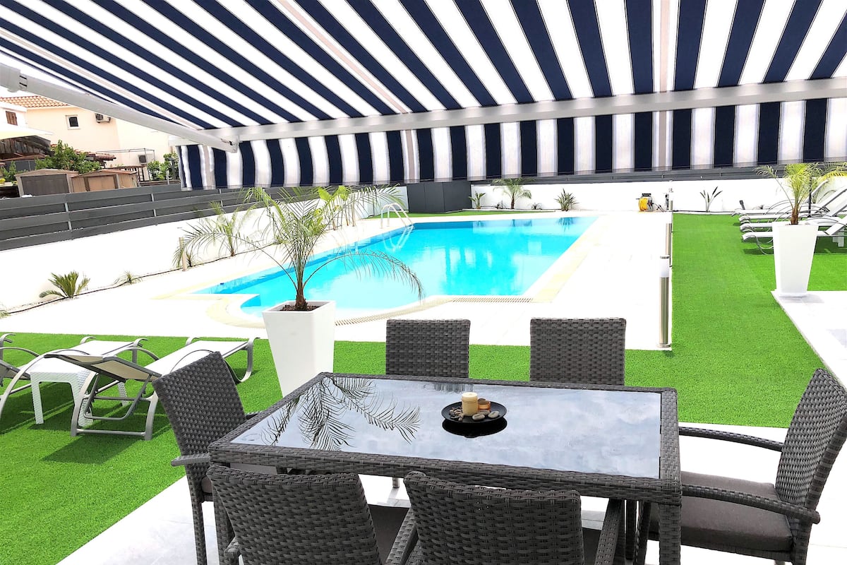 Lägenhet - 1 sovrum - terrass - utsikt mot poolen | Terrass/Patio
