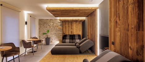 Sauna, bain Ă remous, hammam