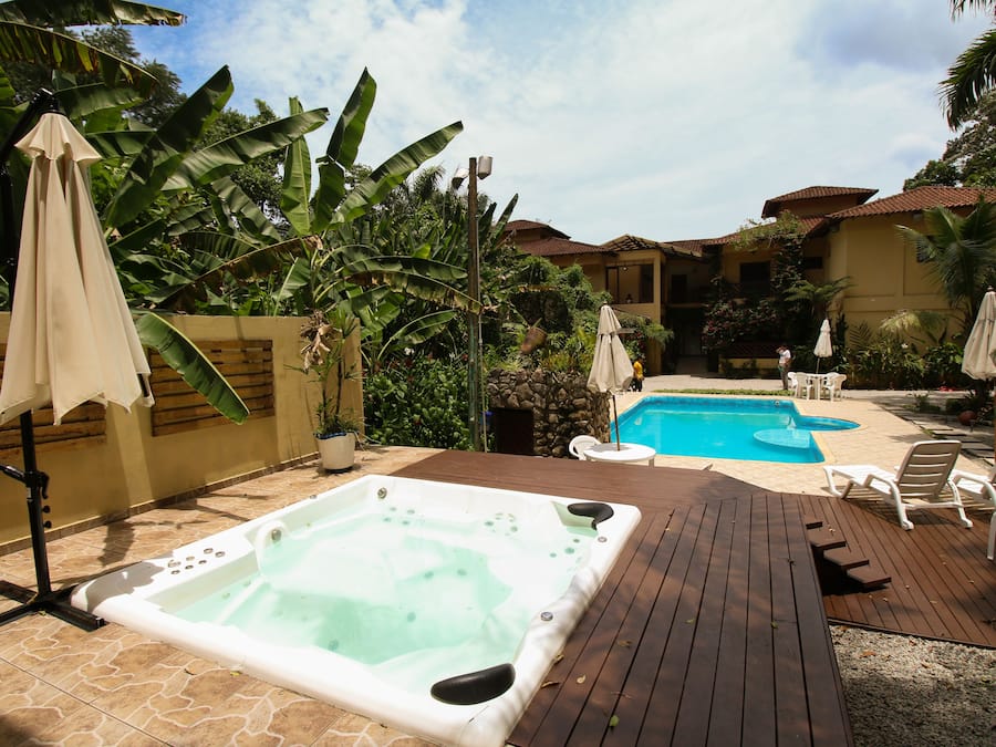 Idromassaggio all'aperto