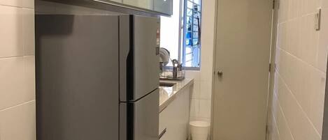 Lejlighed - 3 soveværelser - ikke-ryger | Privat køkken | Køleskab/fryser i fuld størrelse, kogeplade, elkedel, riskoger