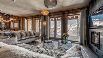 Appartement Duplex Panoramique | Coin séjour | Télévision à écran plat