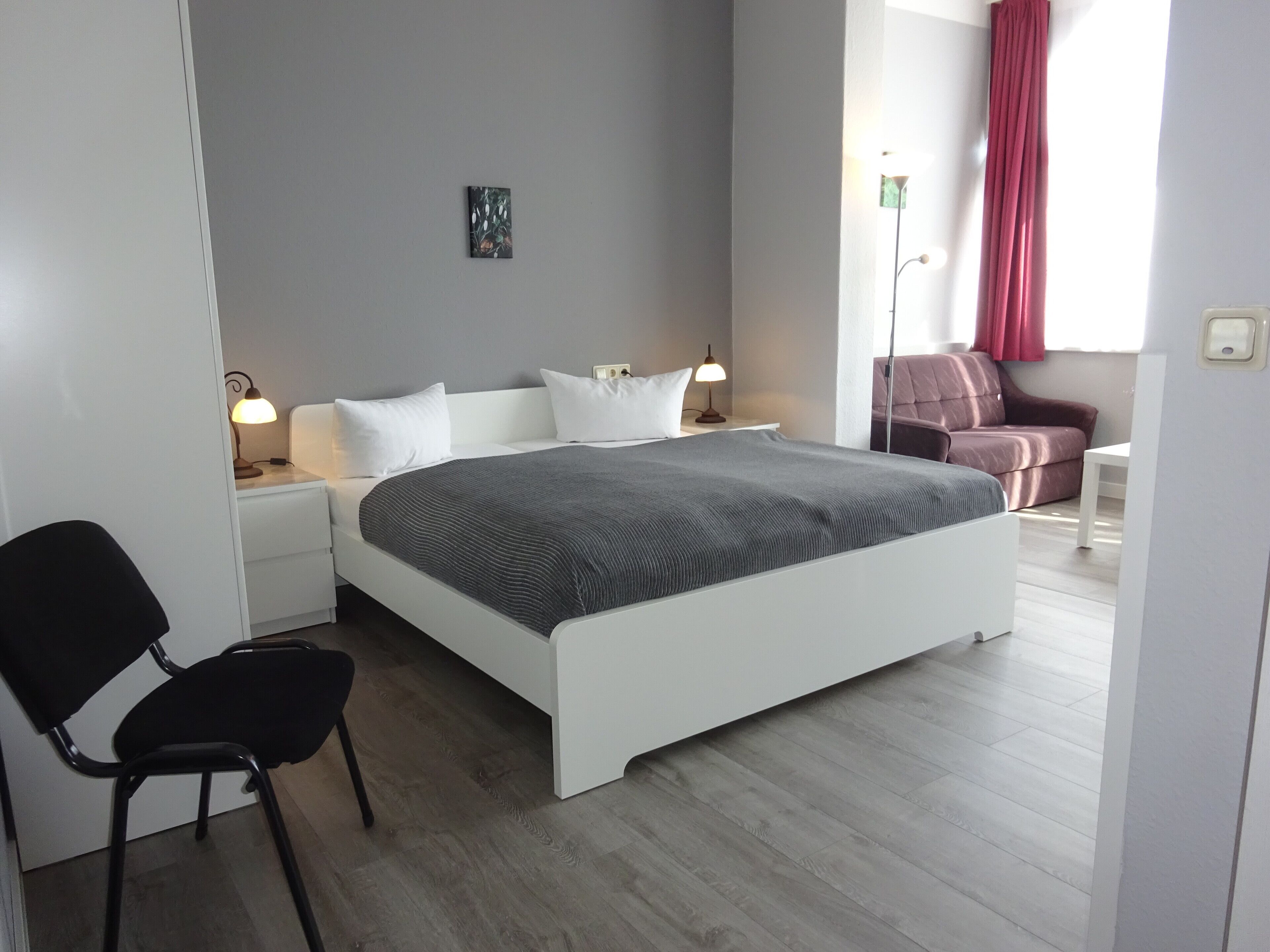 comfort double room | blackout curtains, cots/infant beds, free wifi, bed sheets