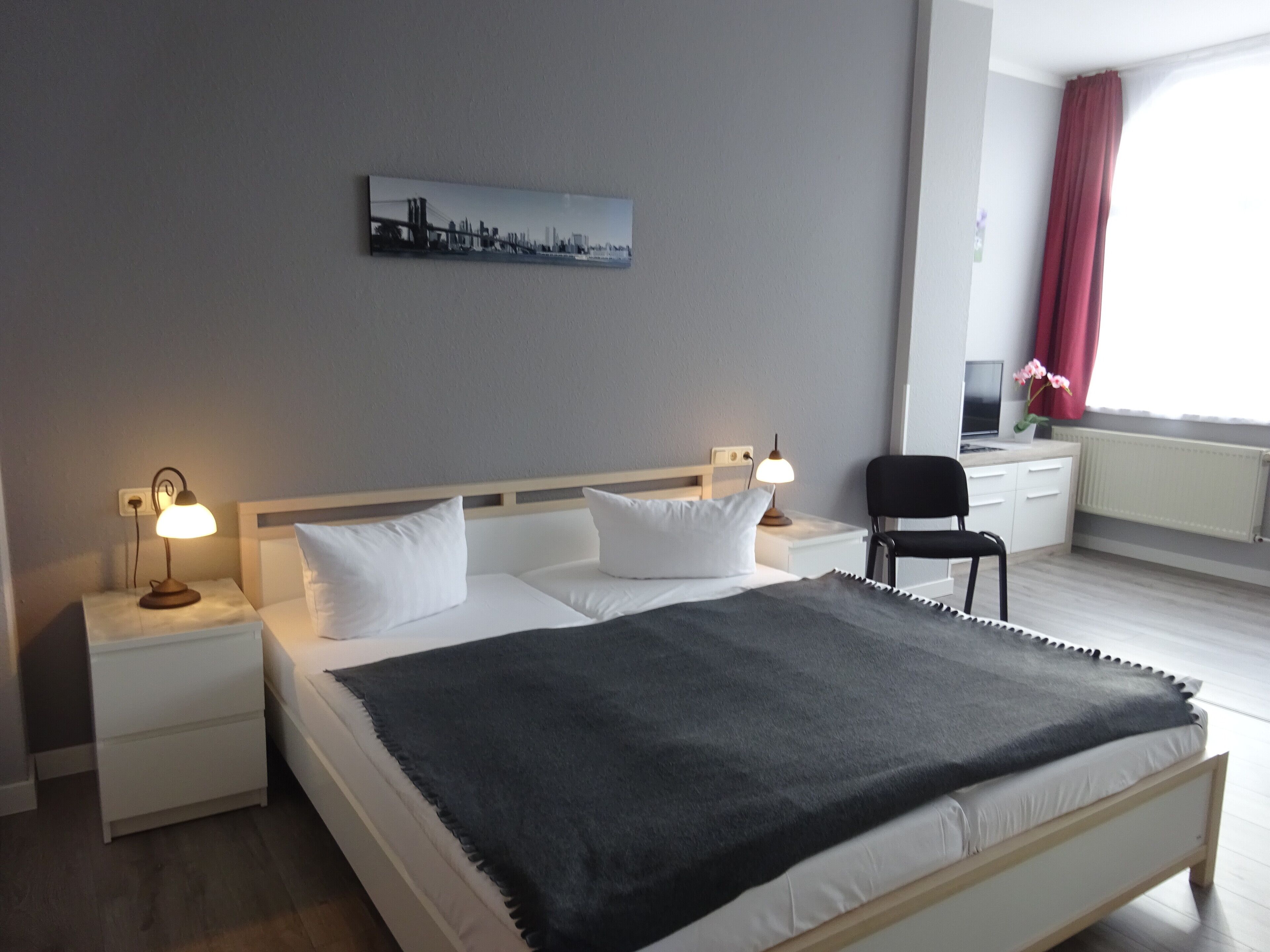 comfort double room | blackout curtains, cots/infant beds, free wifi, bed sheets