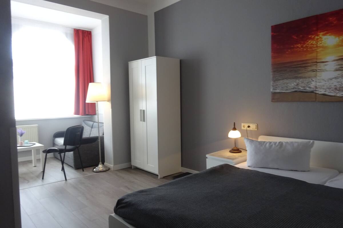 comfort double room | blackout curtains, cots/infant beds, free wifi, bed sheets