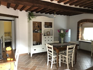 Basic Apartment, Balcony, Hill View | Premium bedding, blackout drapes, iron/ironing board, free WiFi - Le Dame del Borgo (Sassetta)