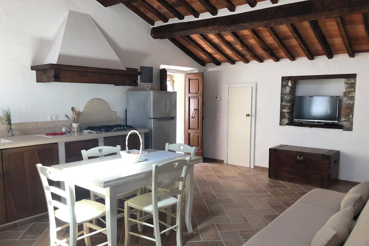 Appartamento familiare, 2 camere da letto, vista collina (Piazza della chiesa, 14) | Pasti in camera