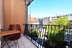 Apartment, 3 Bedrooms (Ap11 Swidnicka 4A) | Balcony view - City Central Apartments - Old Town (Wroclaw)