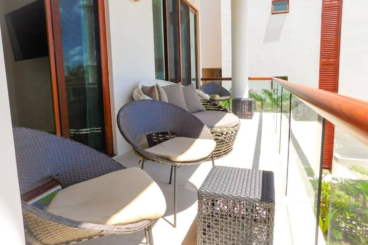 Appartement Deluxe, 2 chambres, vue plage, en front de plage