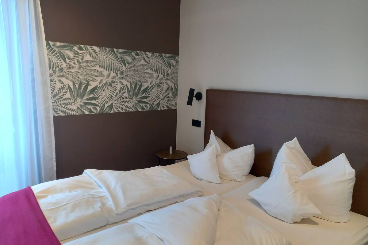 standard double room | desk, blackout curtains, iron/ironing board, free wifi