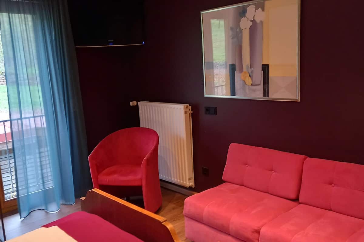 standard double room | desk, blackout curtains, iron/ironing board, free wifi