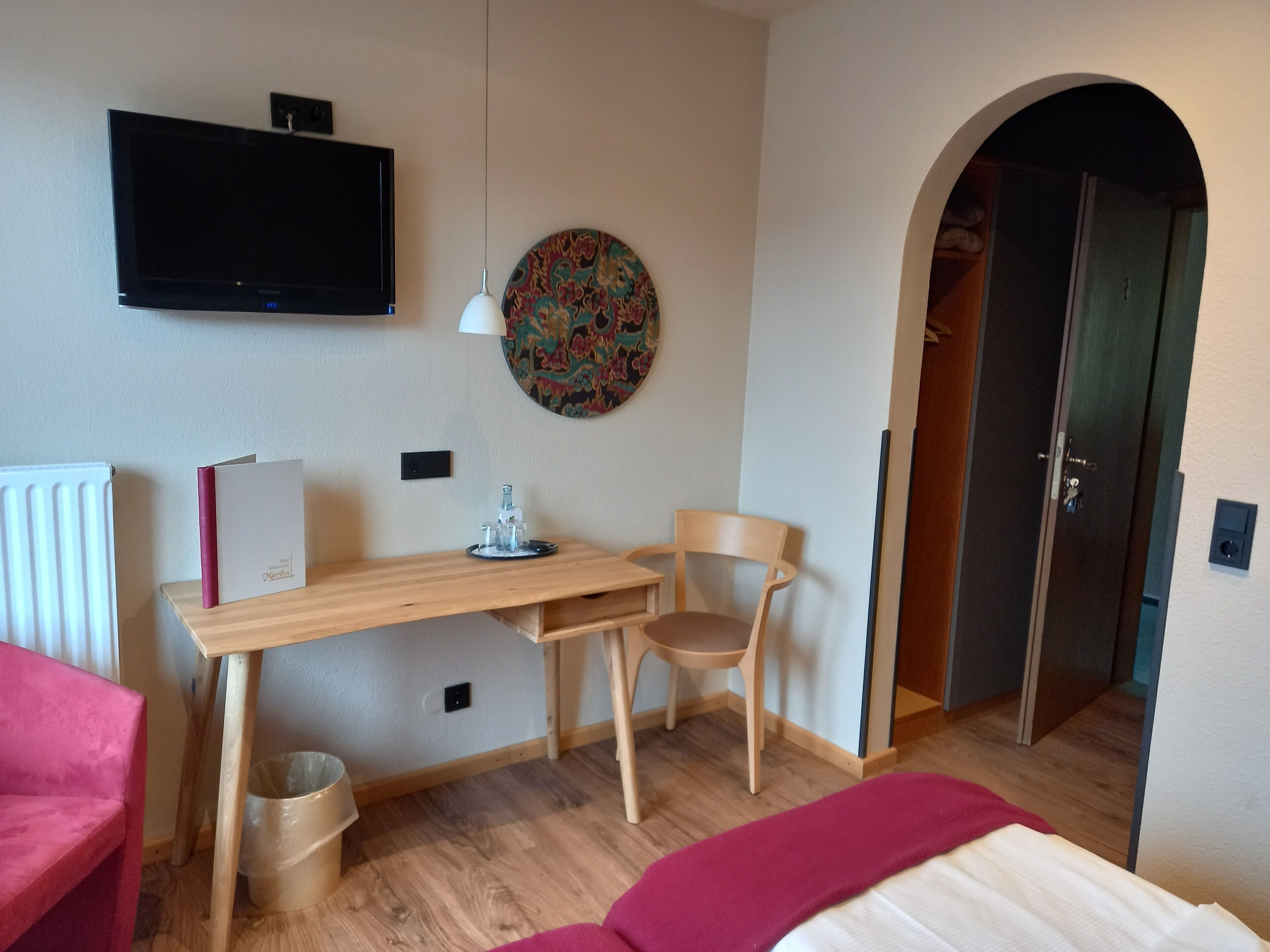 standard double room | desk, blackout curtains, iron/ironing board, free wifi
