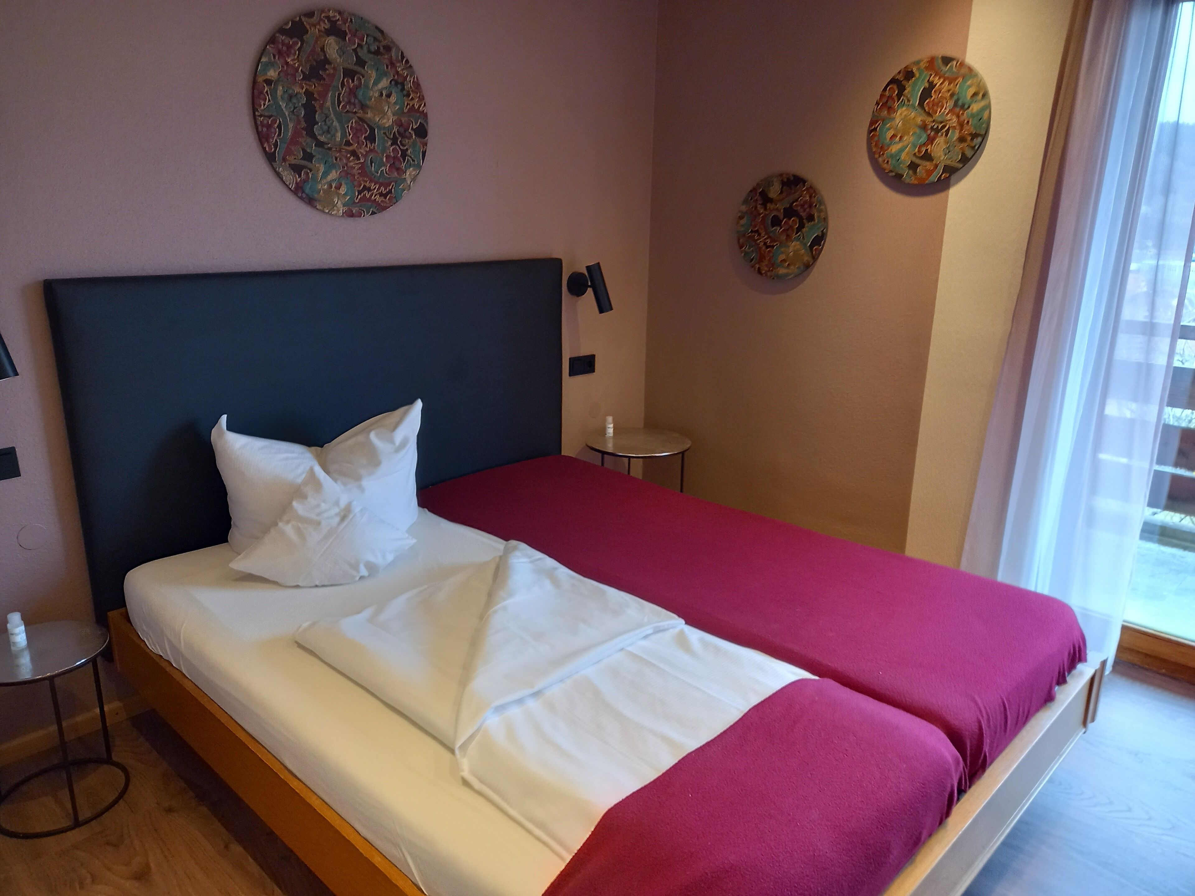 standard double room | desk, blackout curtains, iron/ironing board, free wifi