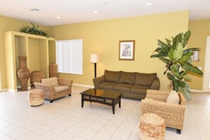 House, Multiple Beds, Private Pool, Pool View | Living room | Flat-screen TV - Villa Sol Resort 3125ARLI0 - Four Bedroom House (Kissimmee)
