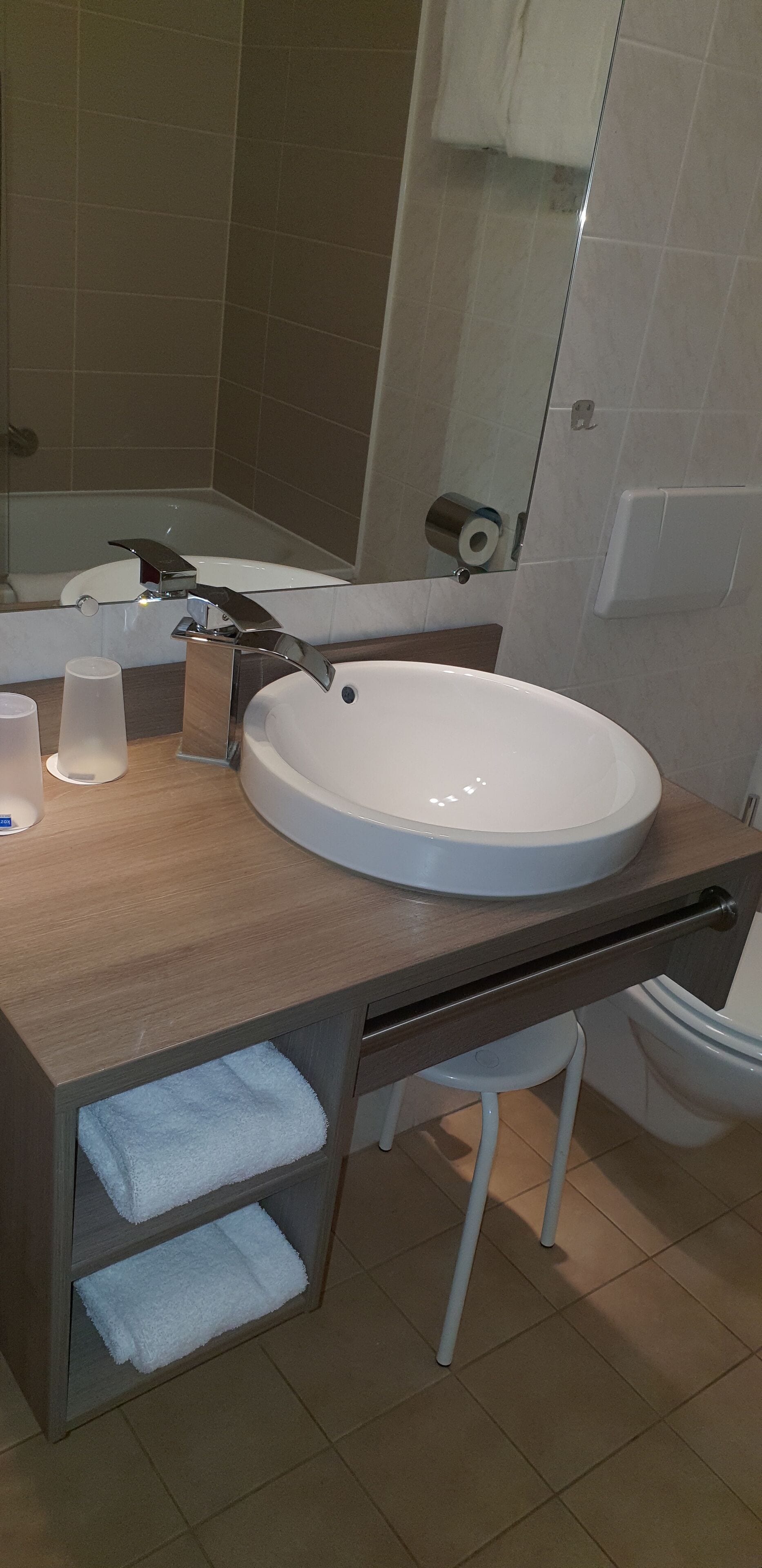 family room | bathroom | free toiletries, hair dryer, towels