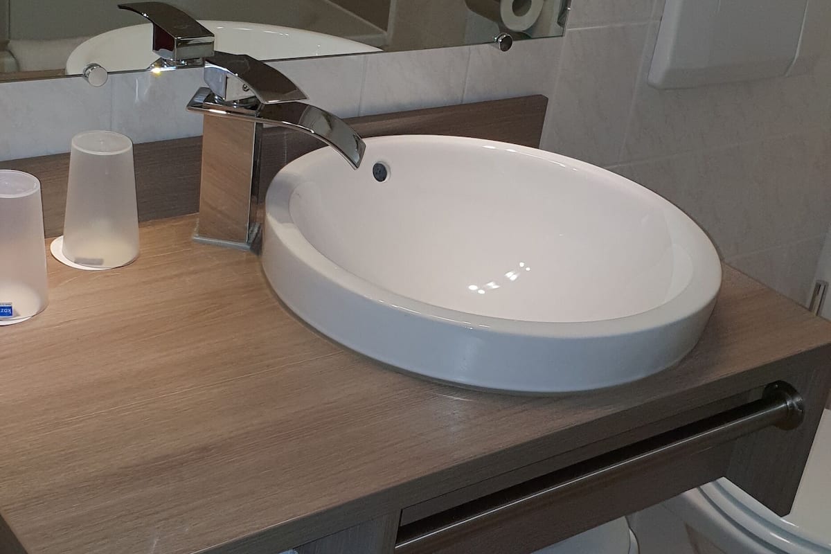 family room | bathroom | free toiletries, hair dryer, towels