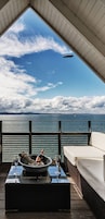 Suíte luxo, vista para o lago | Vista do quarto
