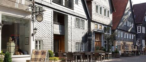 Fassade der Unterkunft