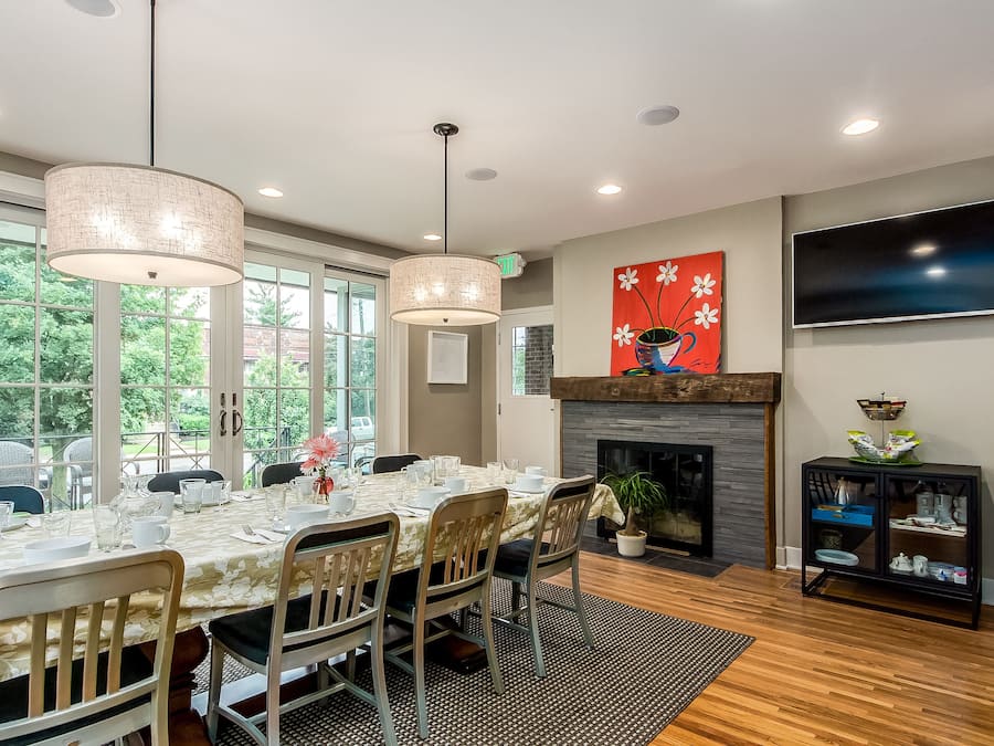 Shared fridge, microwave