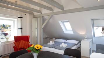 Studio, 1 Doppelbett und Schlafsofa | 1 Schlafzimmer, Bügeleisen/Bügelbrett, kostenlose Babybetten